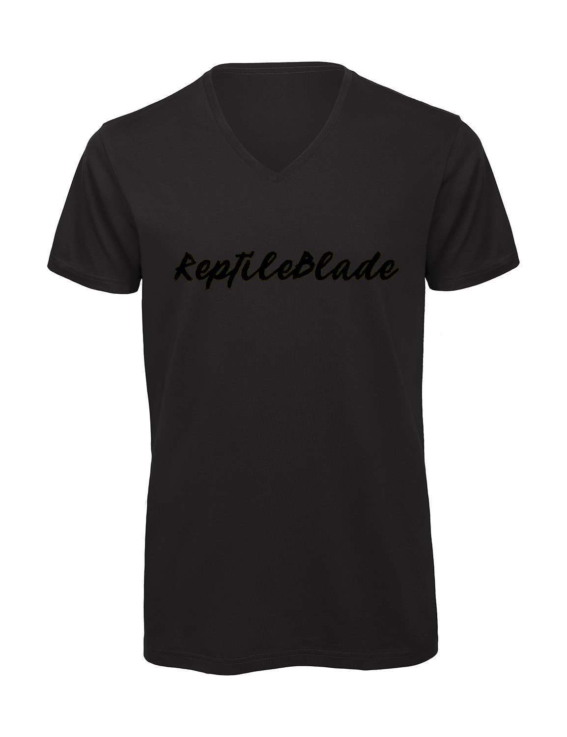 Miniature T-shirt homme col v "Reptileblade"