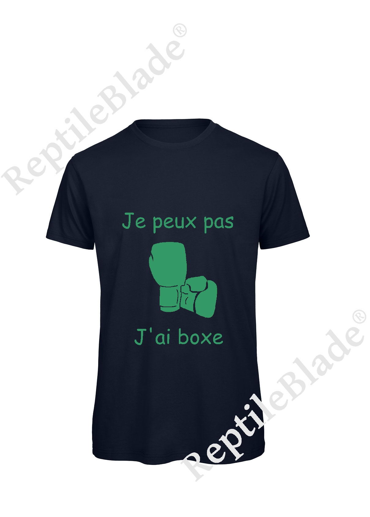 Miniature T-shirt homme "Je peux pas j'ai boxe"