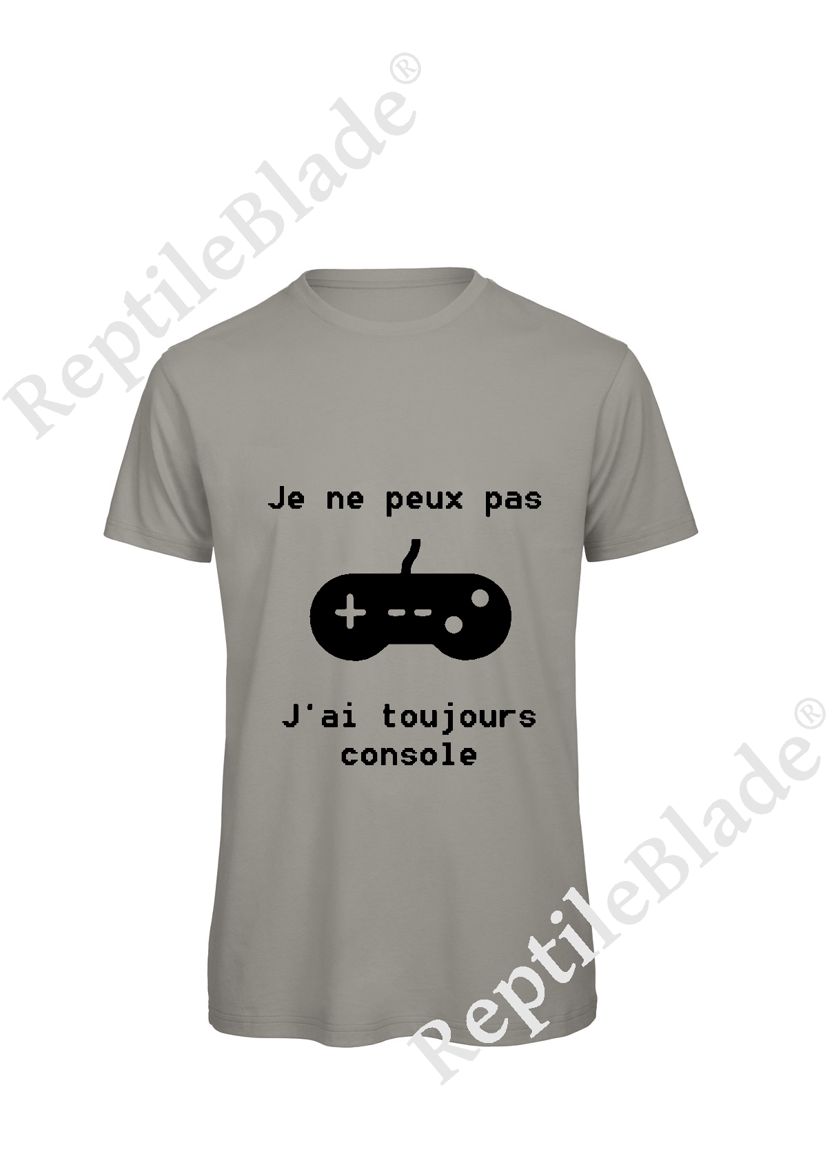 Miniature T-shirt homme "Je peux pas j'ai toujours console"