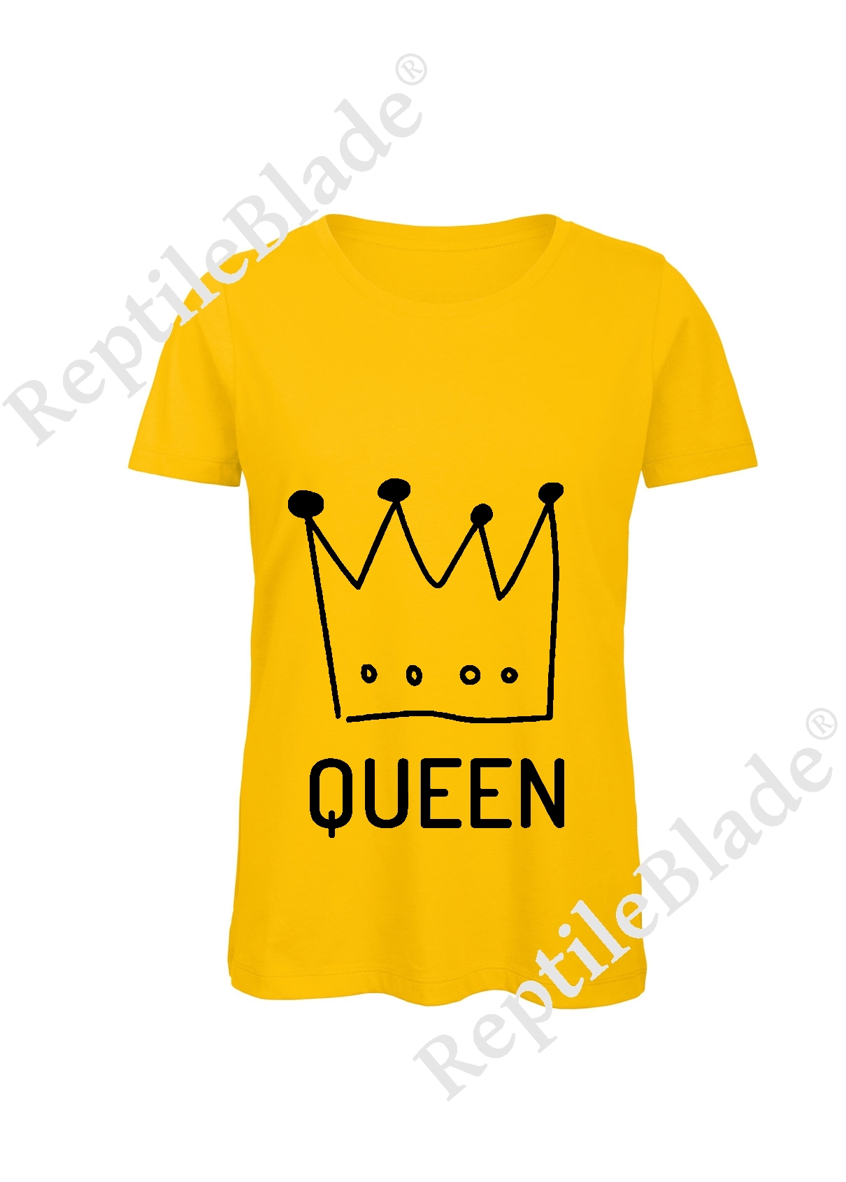 Miniature T-shirt femme "queen"