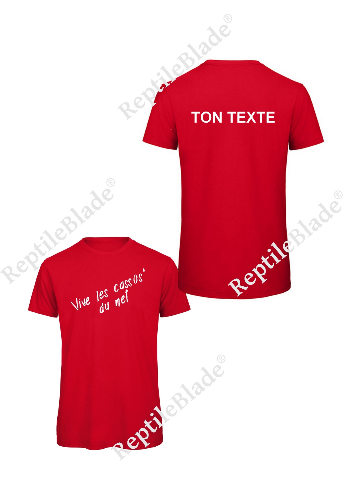 Miniature T-shirt homme "Vive les cassos' du net"