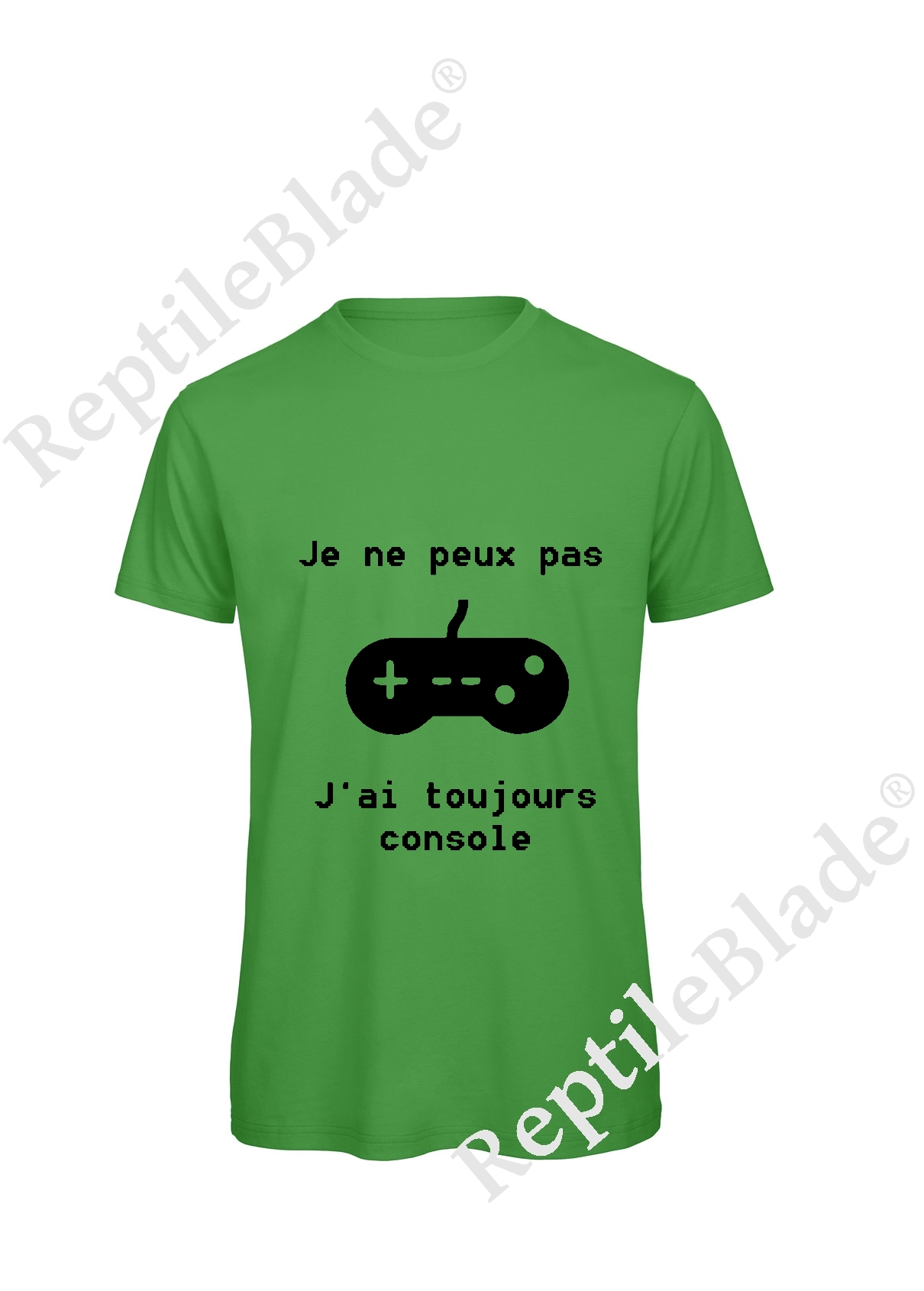 Miniature T-shirt homme "Je peux pas j'ai toujours console"