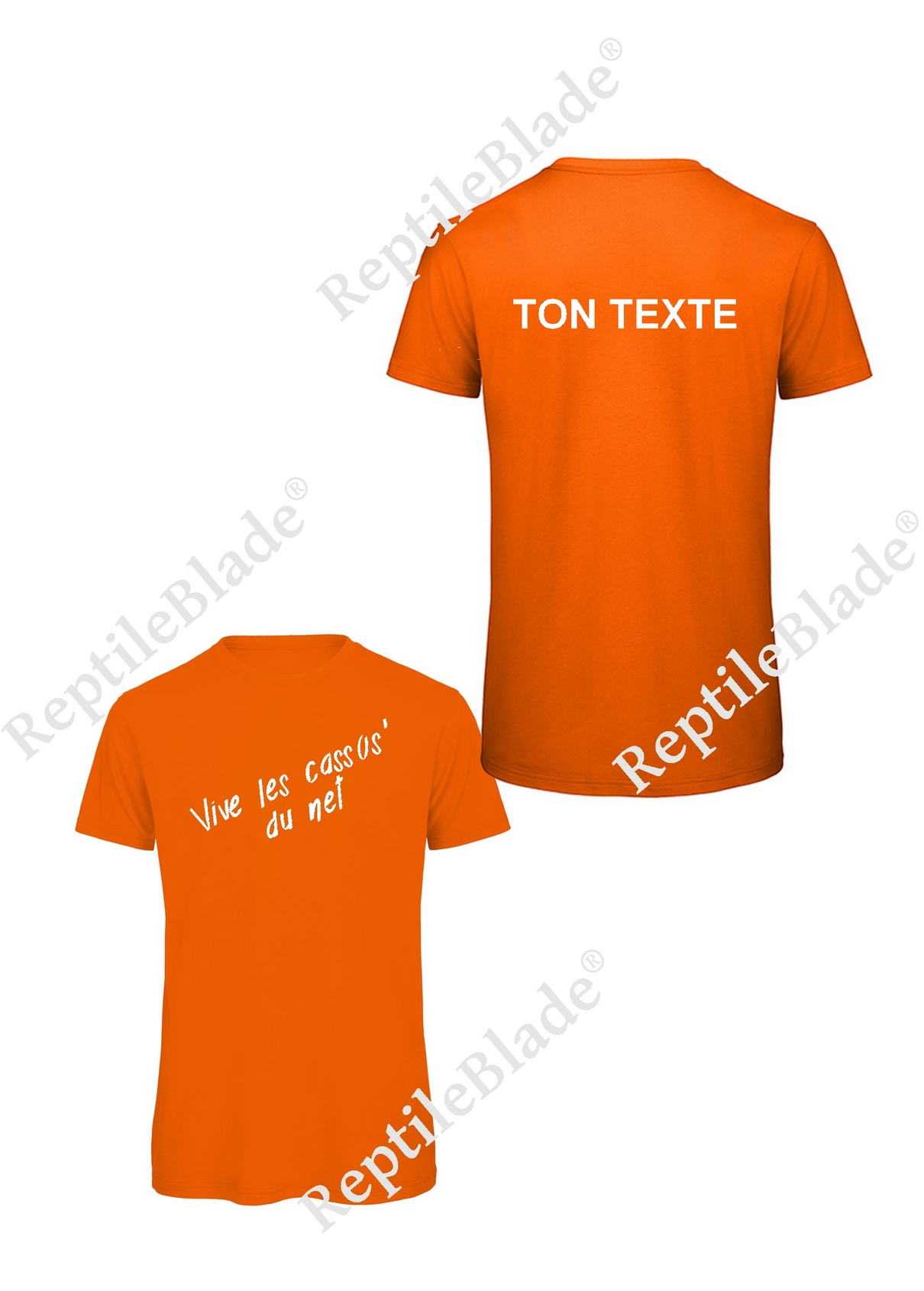 Miniature T-shirt homme "Vive les cassos' du net"