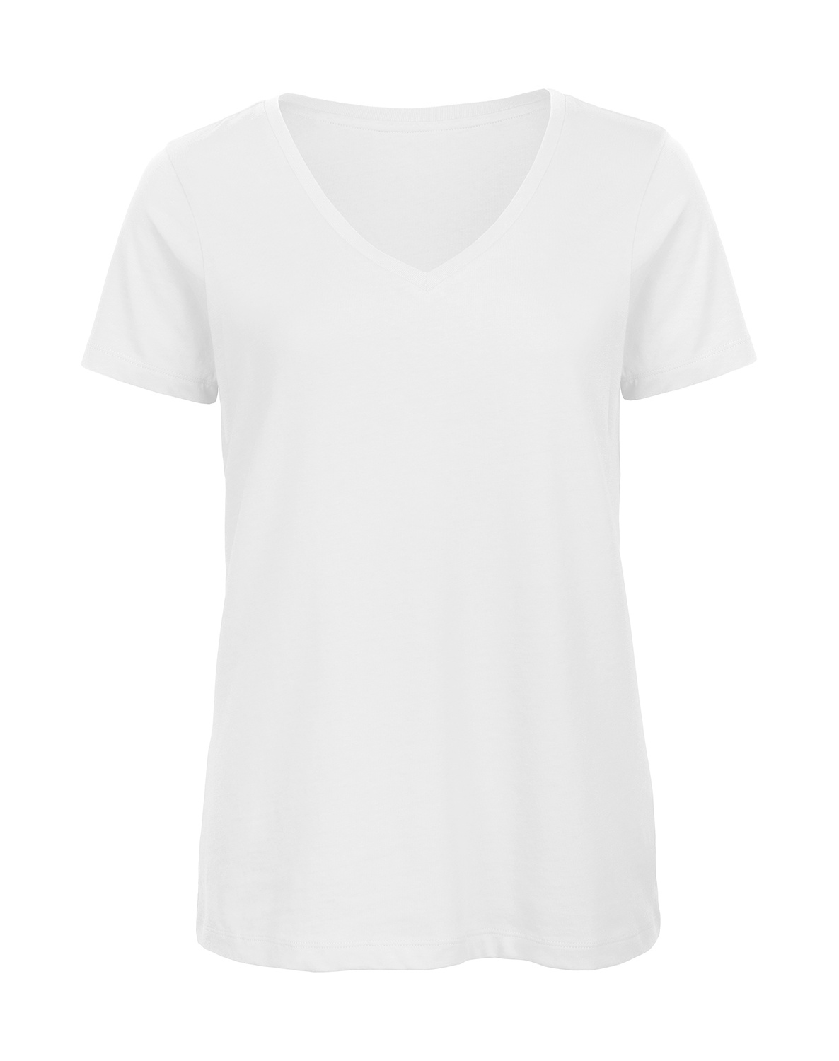 Miniature T-shirt femme col v