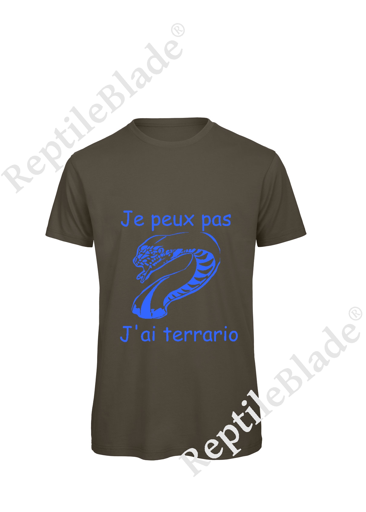 Miniature T-shirt homme "Je peux pas j'ai terrario"