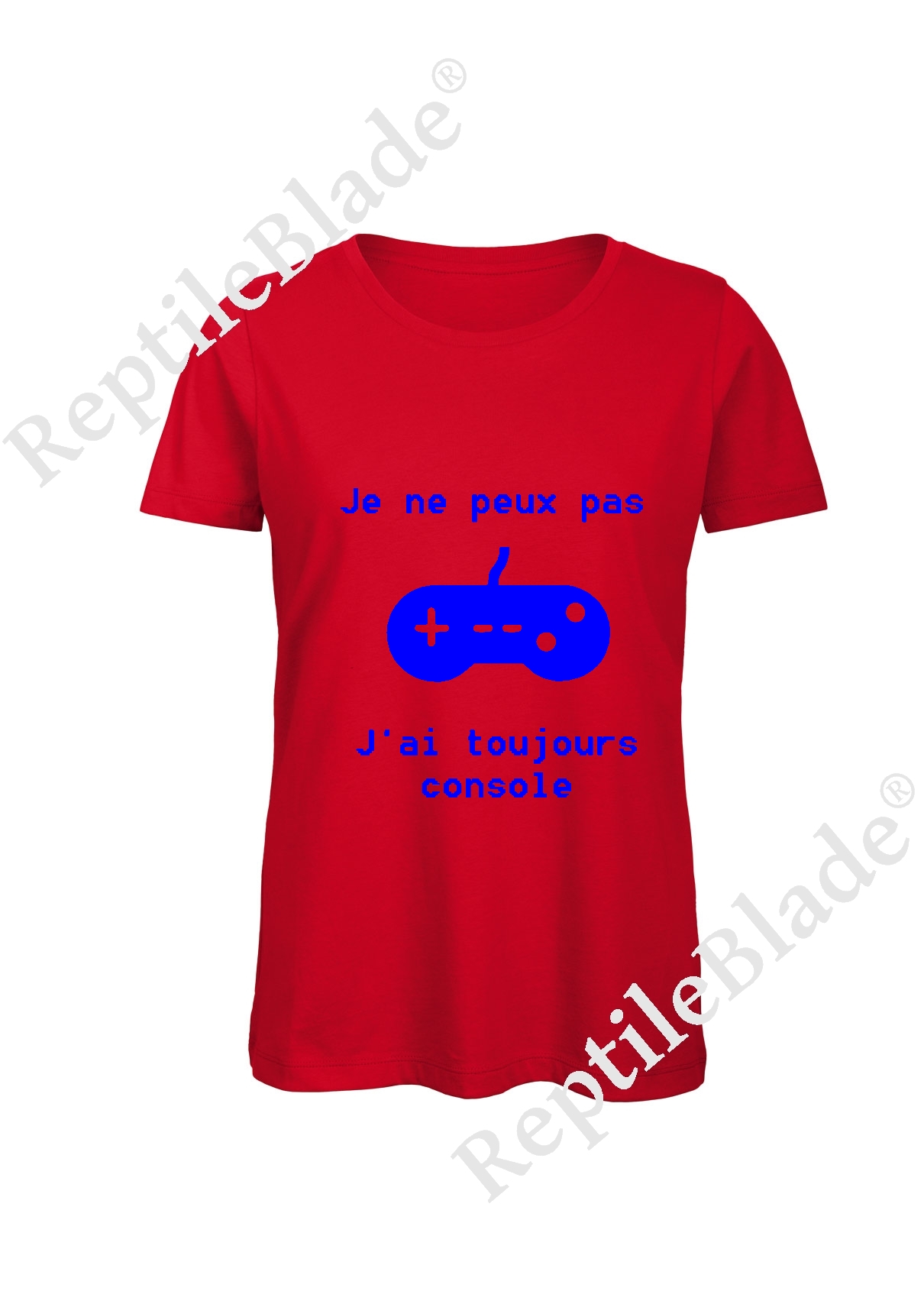 Miniature T-shirt femme "Je peux pas j'ai toujours console"