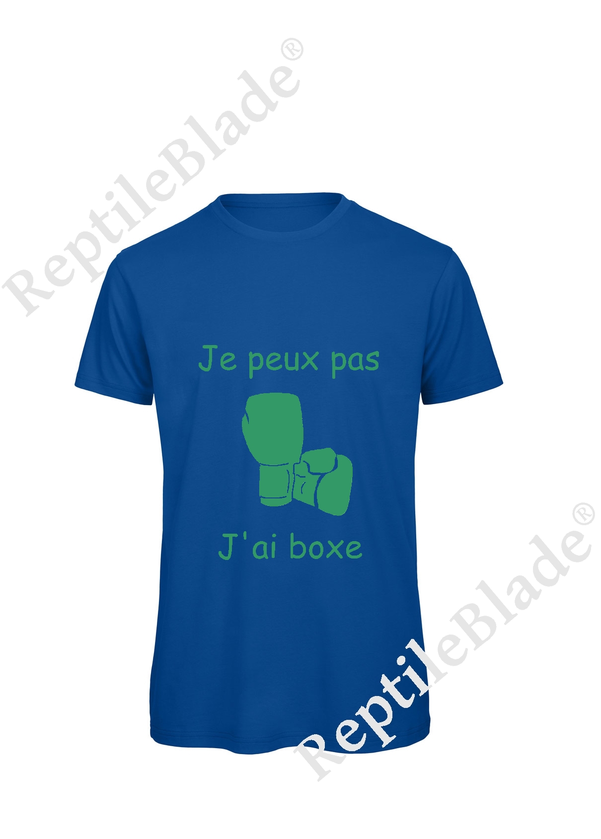 Miniature T-shirt homme "Je peux pas j'ai boxe"