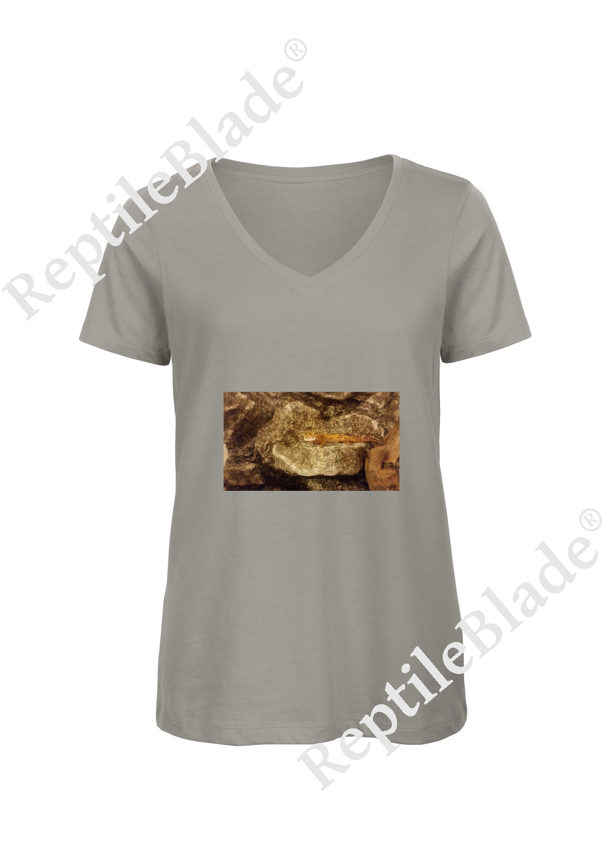 T-shirt femme col v "Lilo tortues"