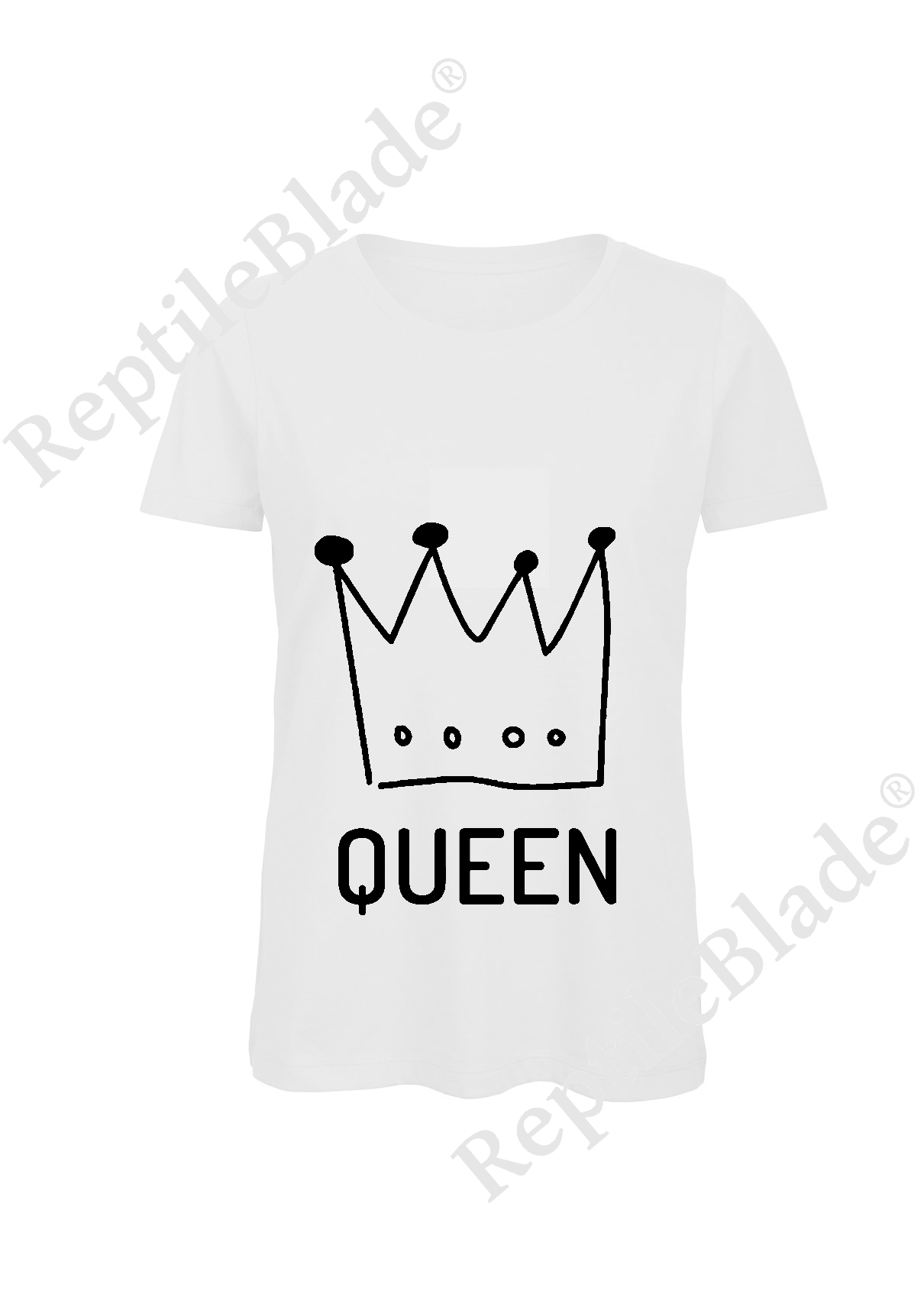 Miniature T-shirt femme "queen"