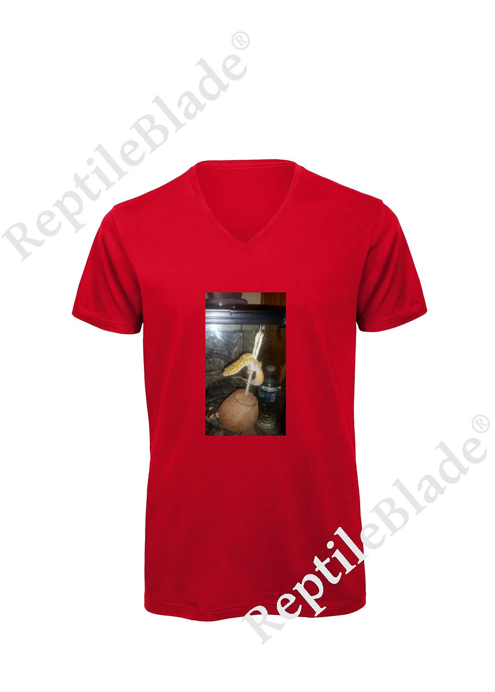 Thumbnail: T-shirt homme col v "Lilo tortues"