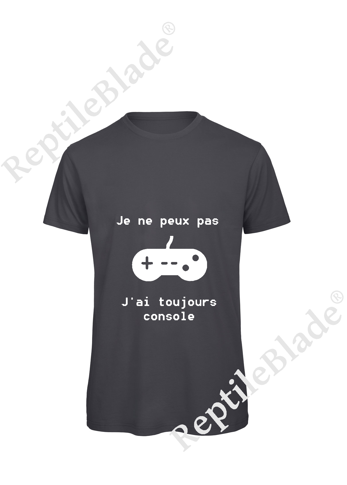 Miniature T-shirt homme "Je peux pas j'ai toujours console"
