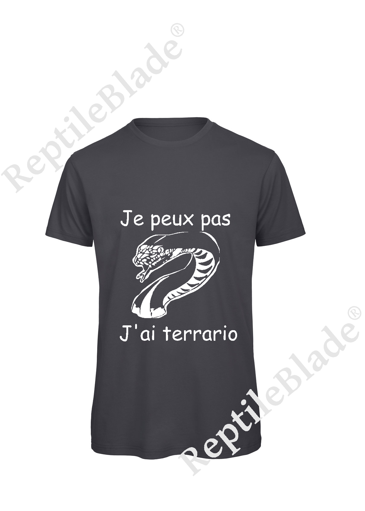 Miniature T-shirt homme "Je peux pas j'ai terrario"