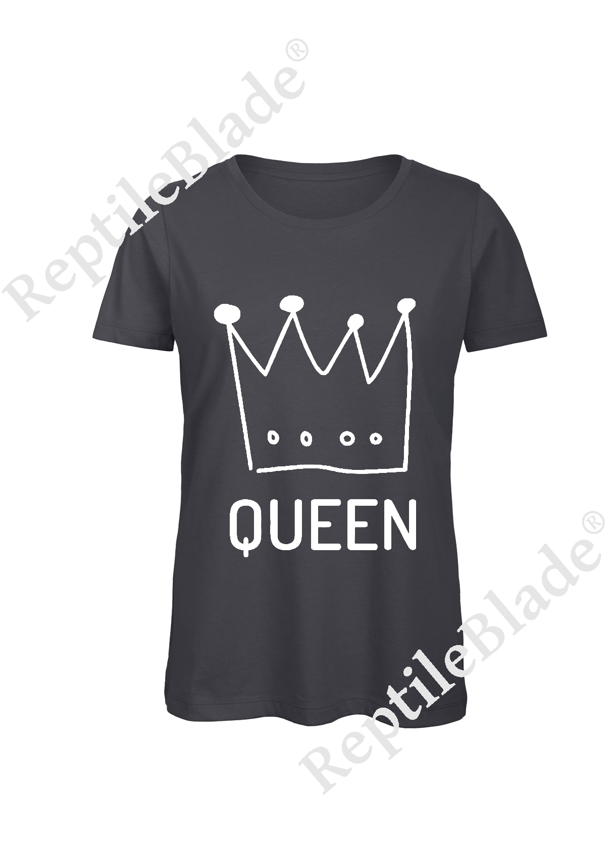 Miniature T-shirt femme "queen"