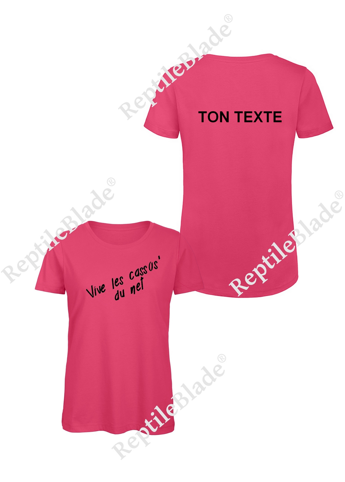 Miniature T-shirt femme "Vive les cassos' du net"