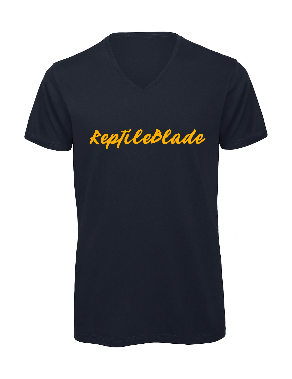 Miniature T-shirt homme col v "Reptileblade"