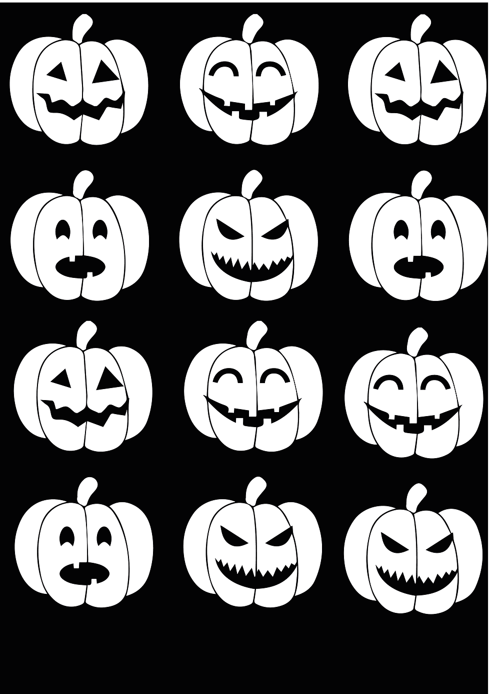 Miniature : Planche de sticker vitre "halloween"