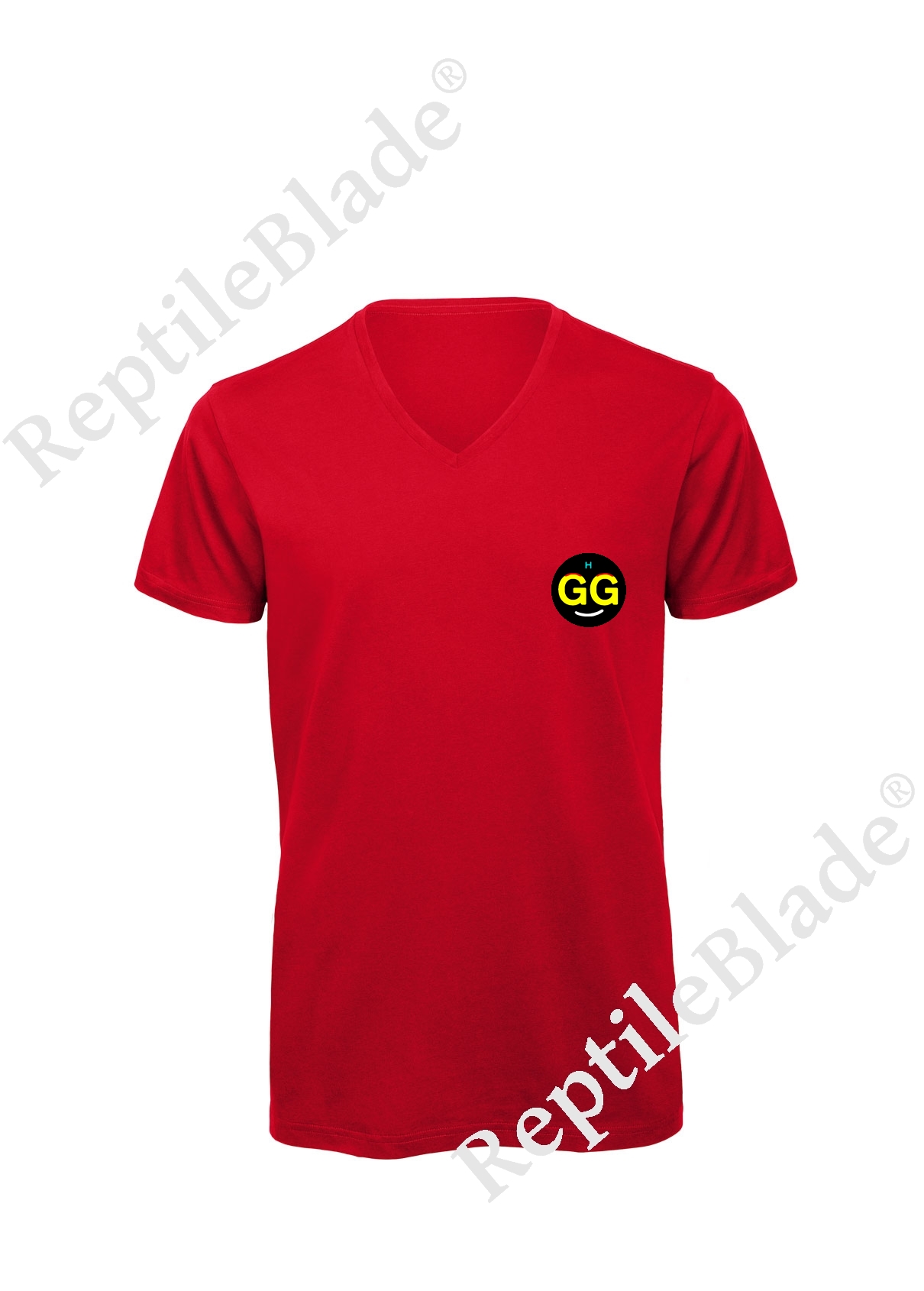 Miniature T-shirt homme col v "Hargfarth GG"