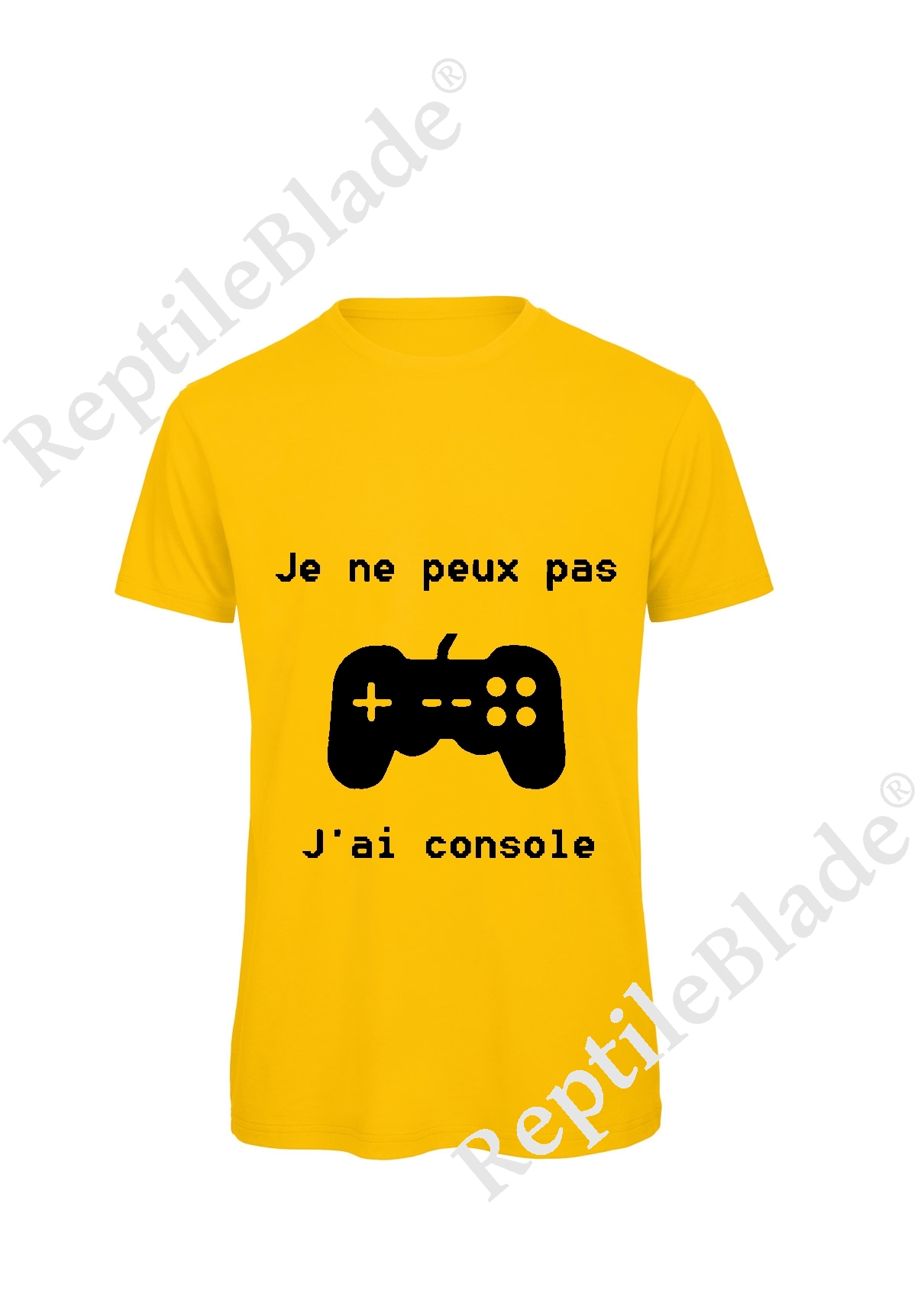 Miniature T-shirt homme "Je peux pas j'ai console"