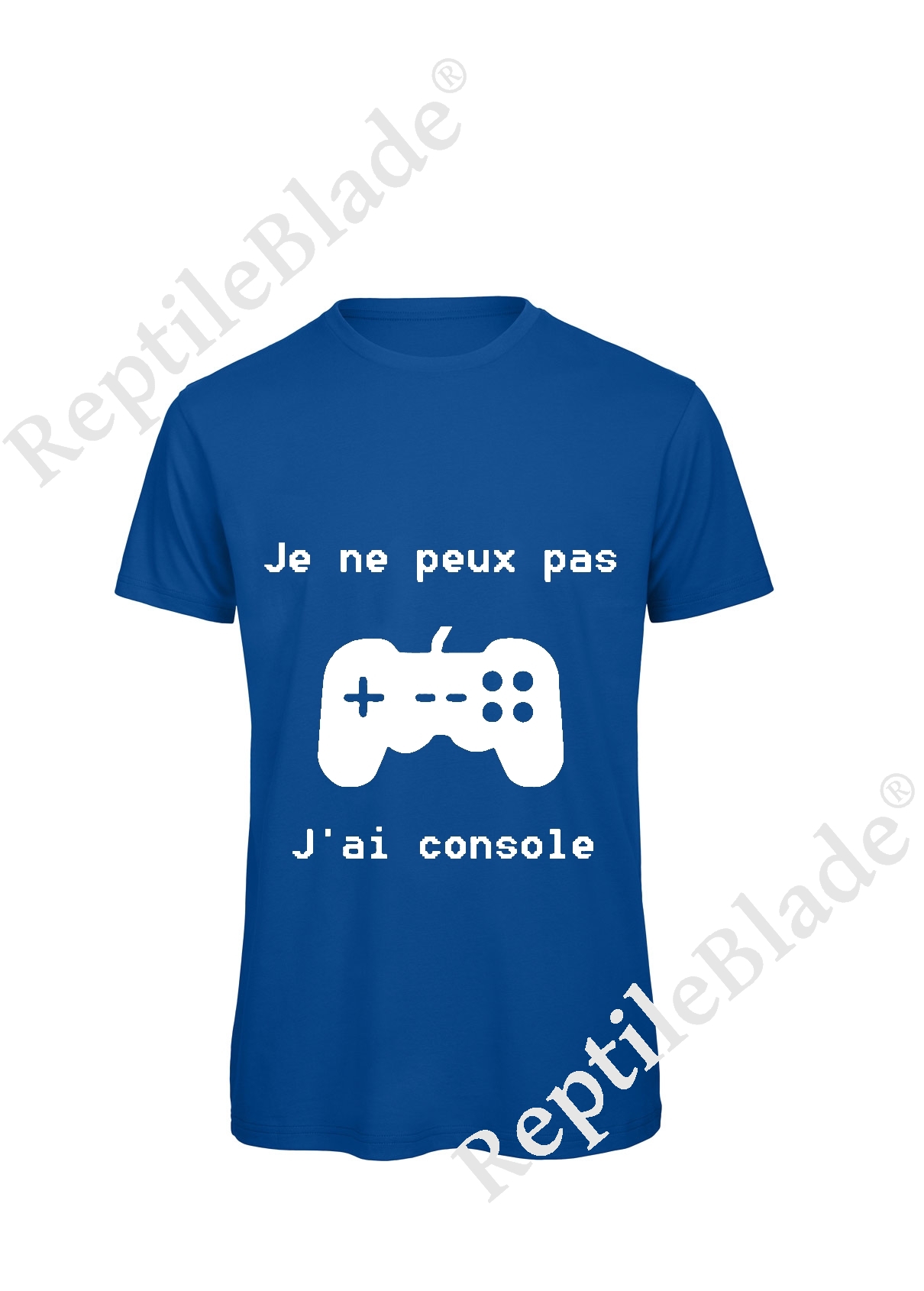 Miniature T-shirt homme "Je peux pas j'ai console"
