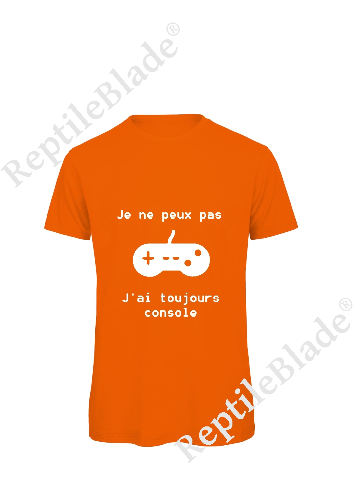 Miniature T-shirt homme "Je peux pas j'ai toujours console"