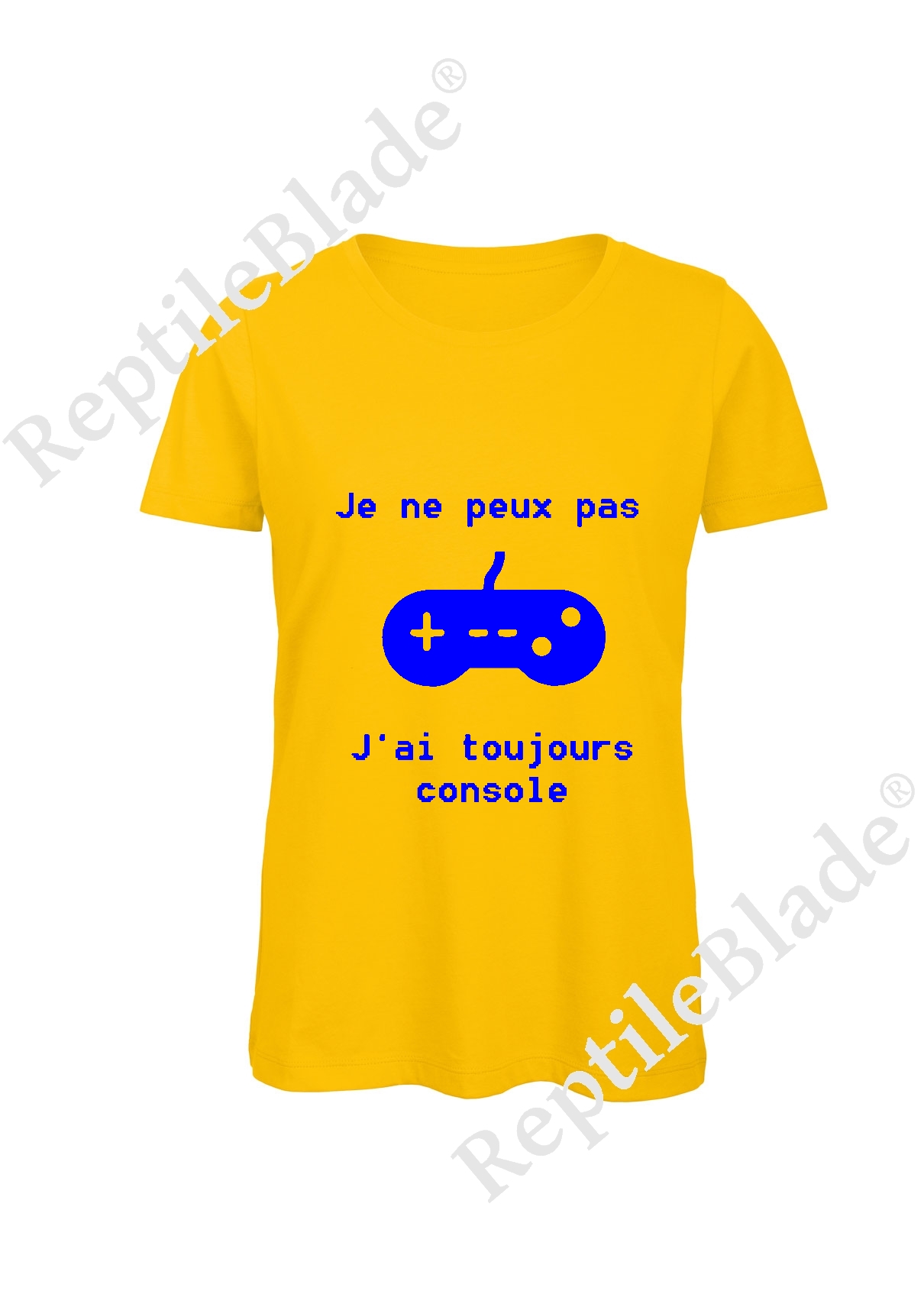 Miniature T-shirt femme "Je peux pas j'ai toujours console"