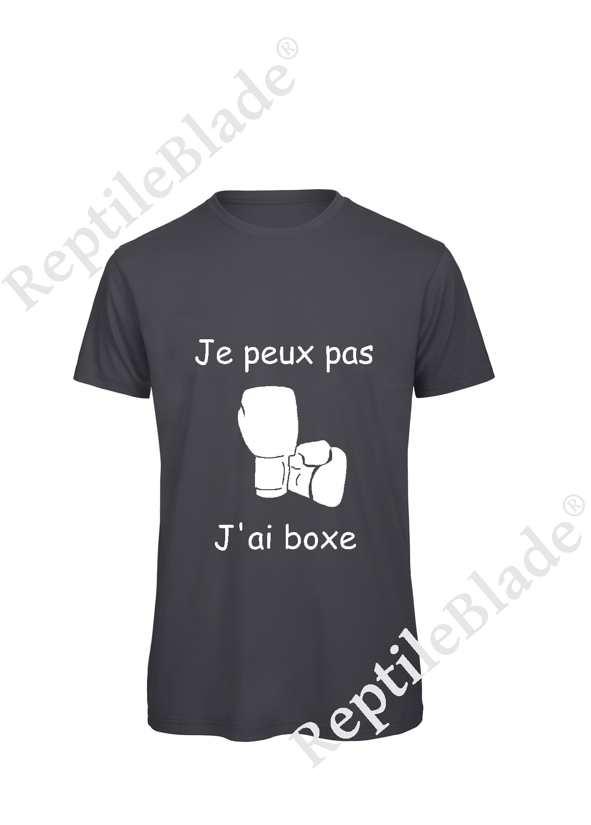 Miniature T-shirt homme "Je peux pas j'ai boxe"