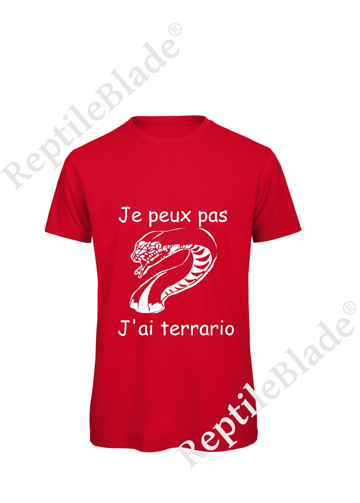Miniature T-shirt homme "Je peux pas j'ai terrario"