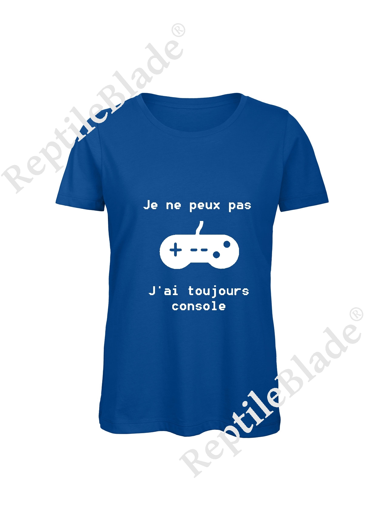 Miniature T-shirt femme "Je peux pas j'ai toujours console"