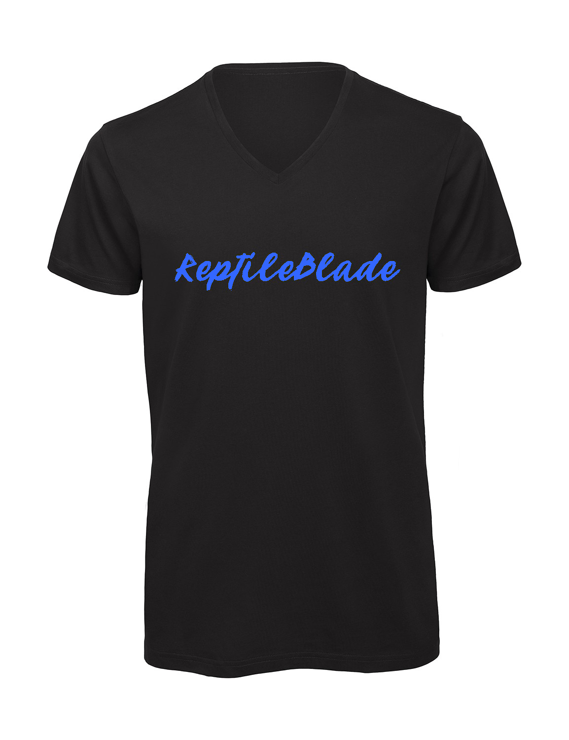 Miniature T-shirt homme col v "Reptileblade"