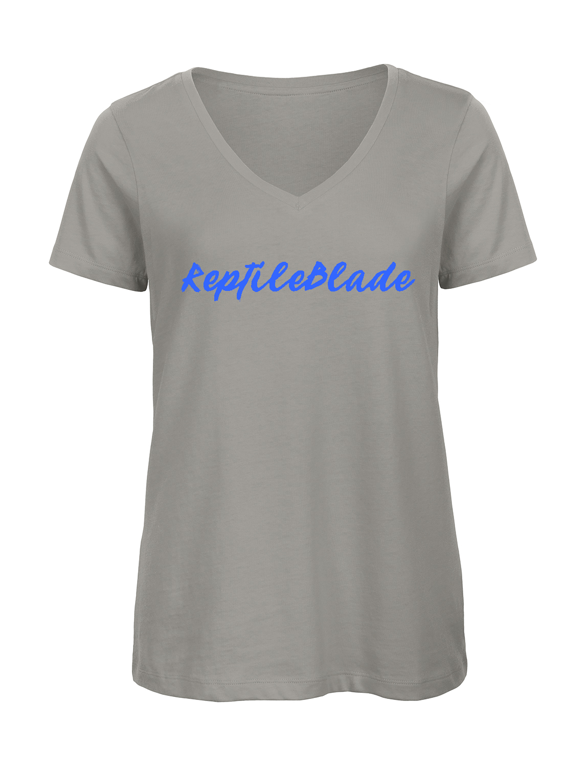 Miniature T-shirt femme col v "ReptileBlade"