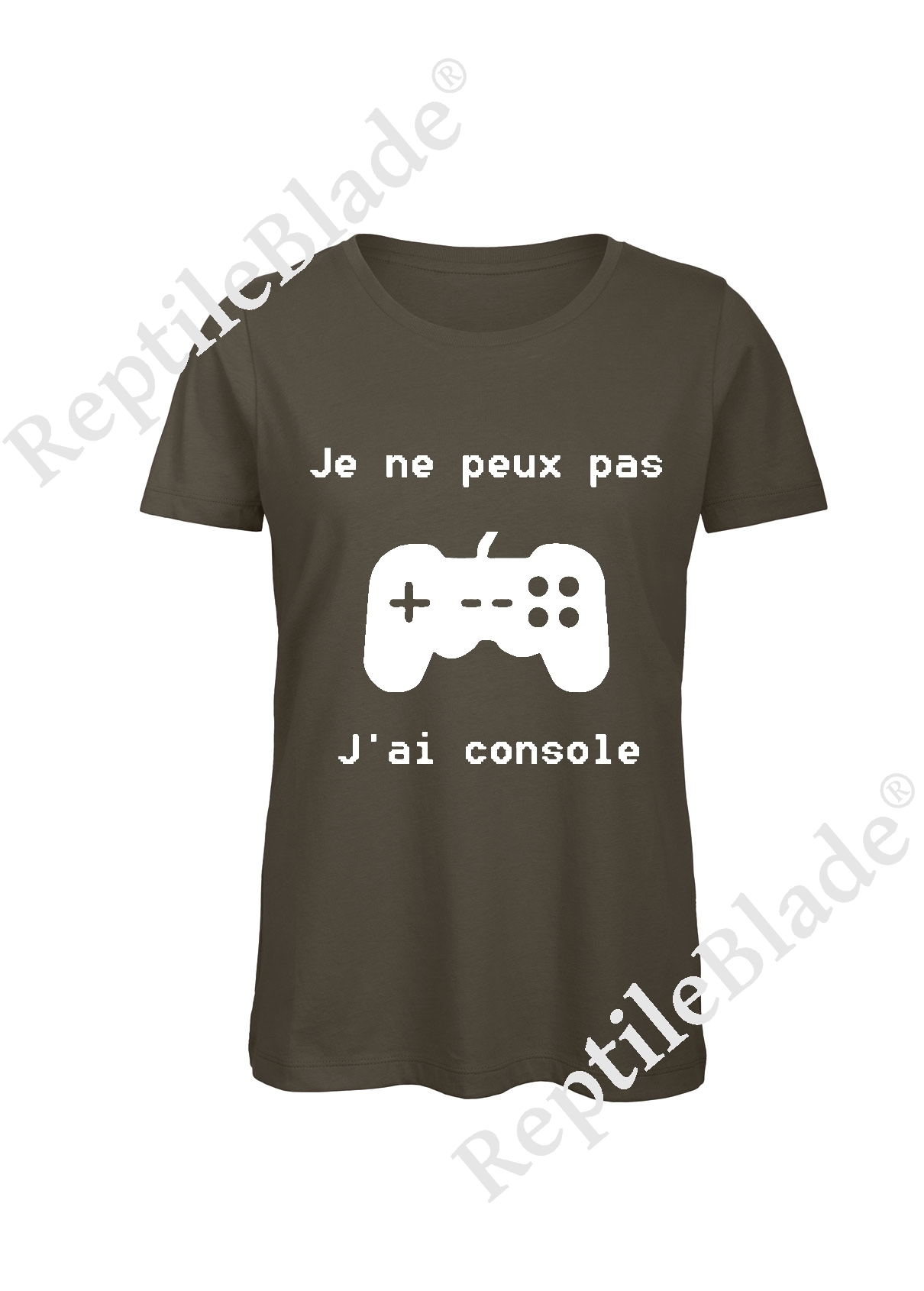 Miniature T-shirt femme "Je peux pas j'ai console"