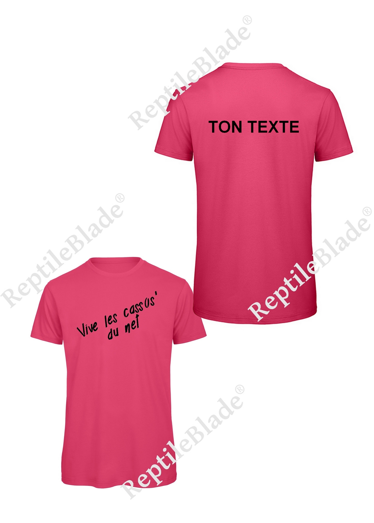 Miniature T-shirt homme "Vive les cassos' du net"
