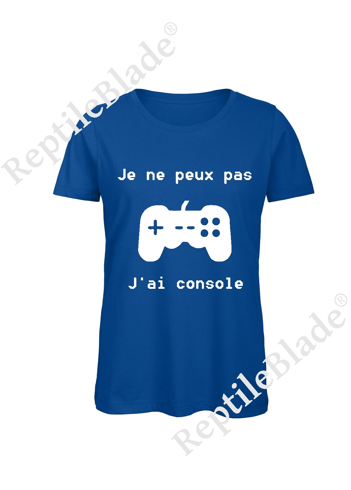 Miniature T-shirt femme "Je peux pas j'ai console"