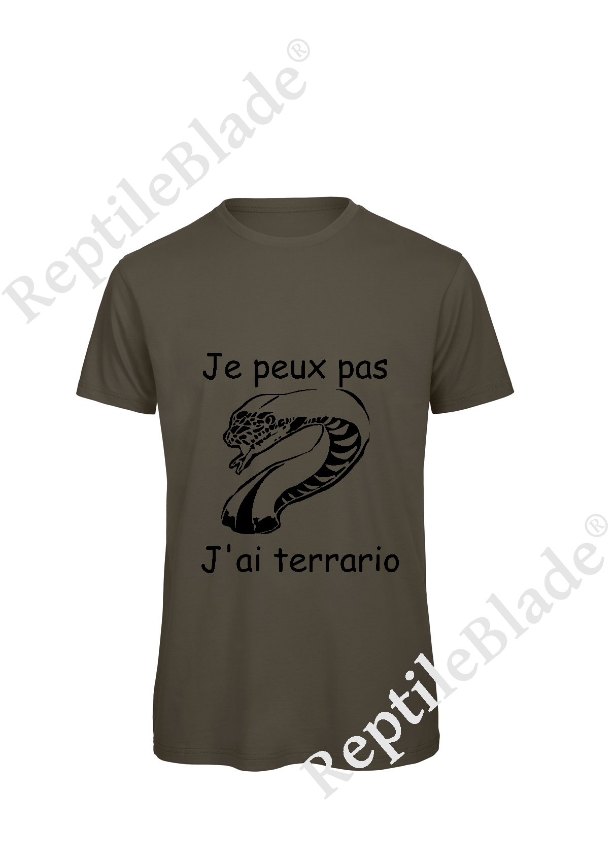 Miniature T-shirt homme "Je peux pas j'ai terrario"