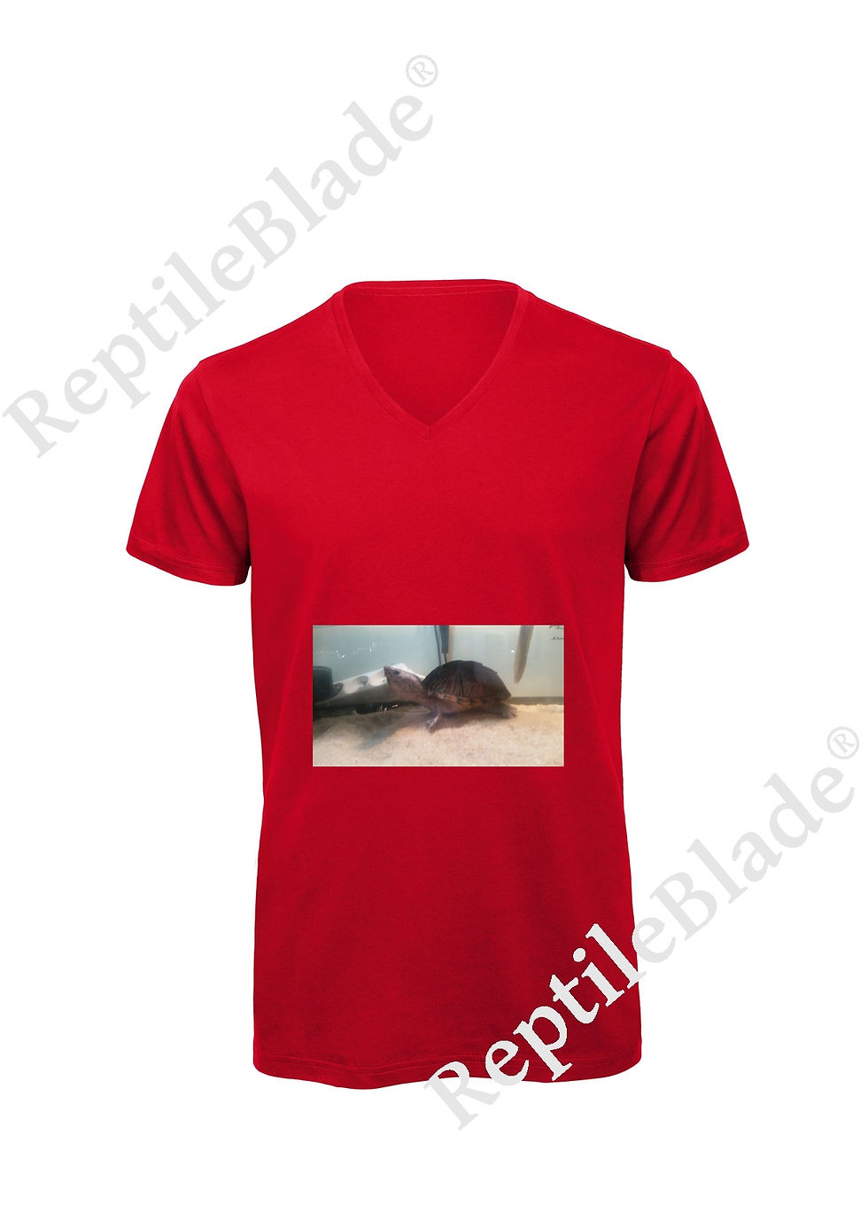Thumbnail: T-shirt homme col v "Lilo tortues"