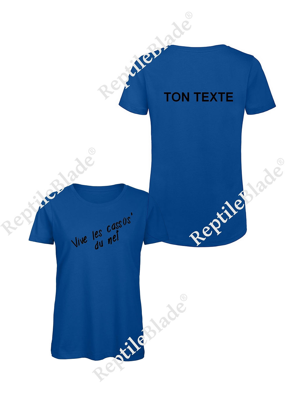 Miniaturbild: T-shirt femme "Vive les cassos' du net"