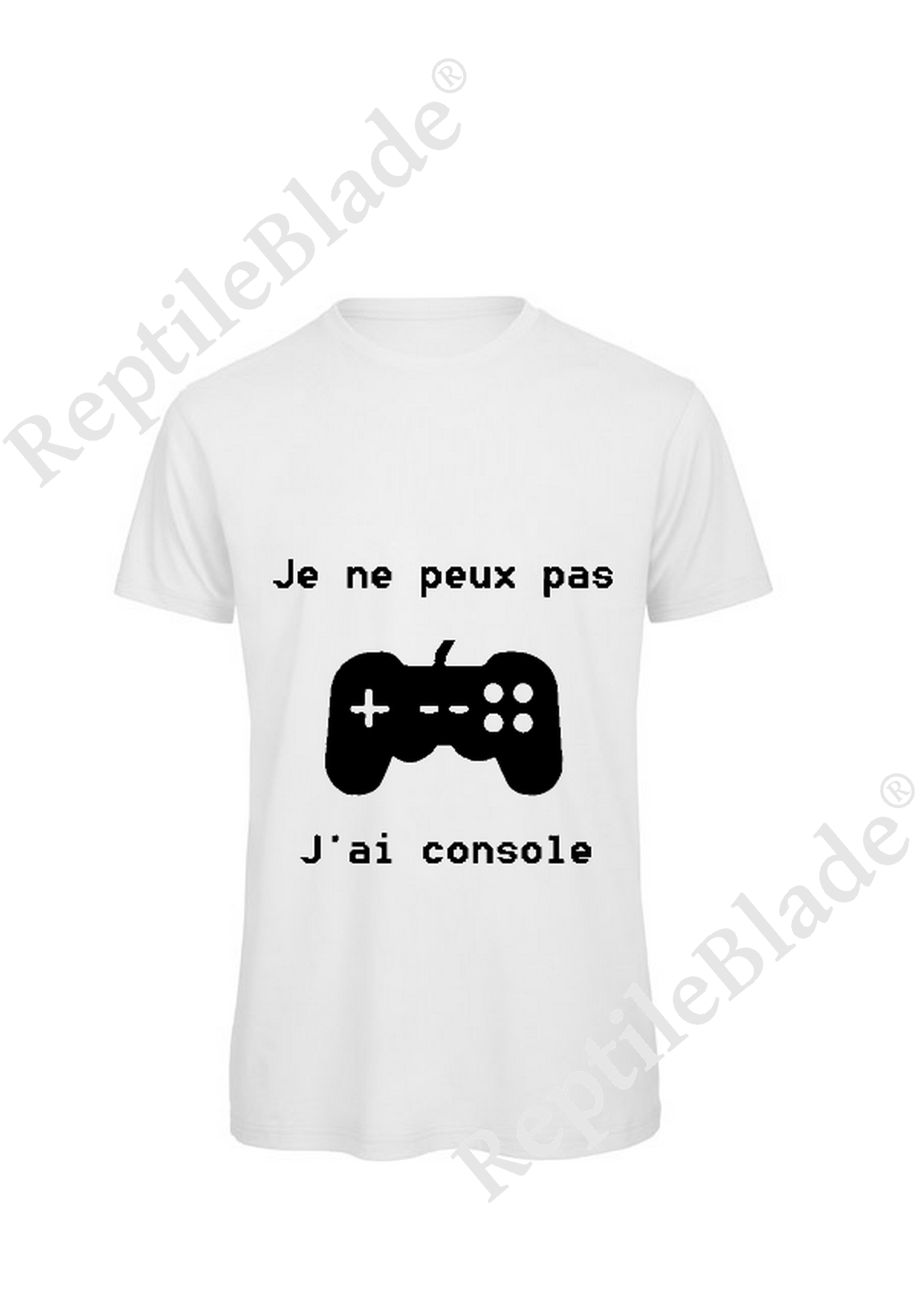 Miniature T-shirt homme "Je peux pas j'ai console"