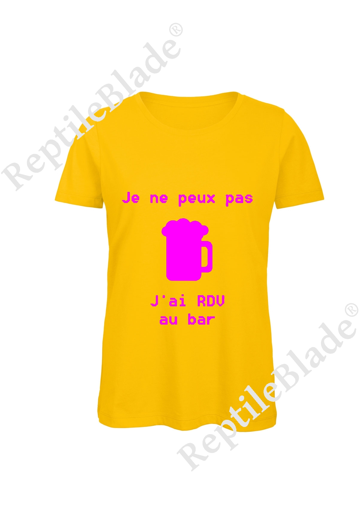 Miniature T-shirt femme "Je peux pas j'ai encore rdv au bar"