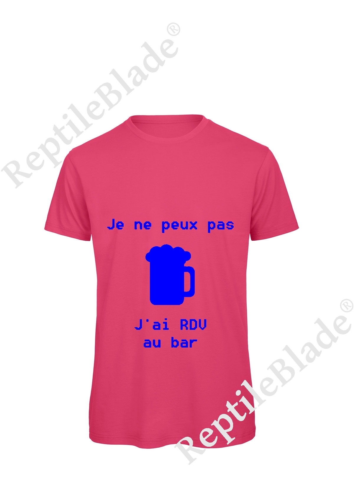 Miniature T-shirt homme "Je peux pas j'ai rdv au bar"