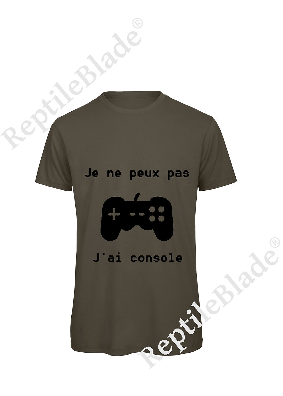 섬네일: T-shirt homme "Je peux pas j'ai console"