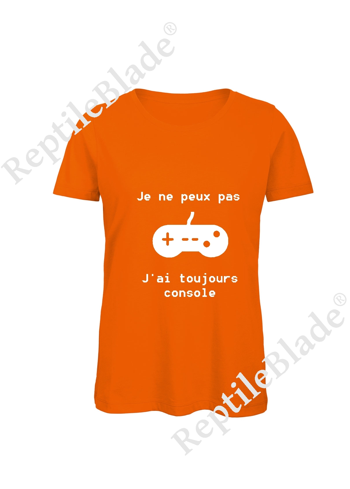 Miniature T-shirt femme "Je peux pas j'ai toujours console"
