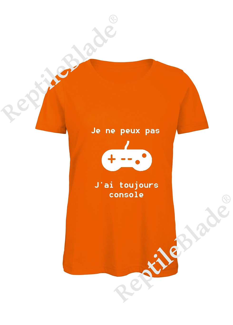 Miniatura: T-shirt femme "Je peux pas j'ai toujours console"