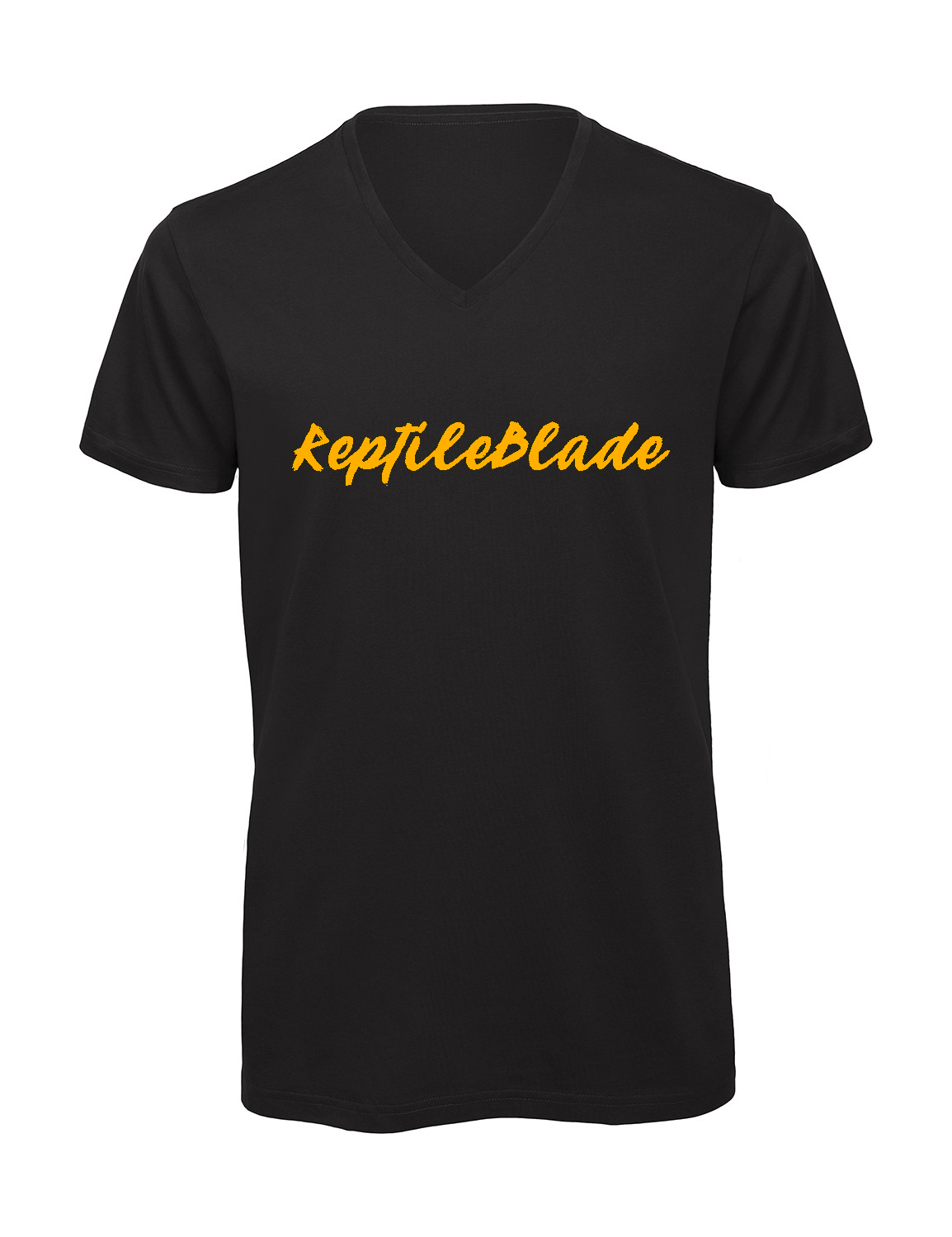 Miniature T-shirt homme col v "Reptileblade"