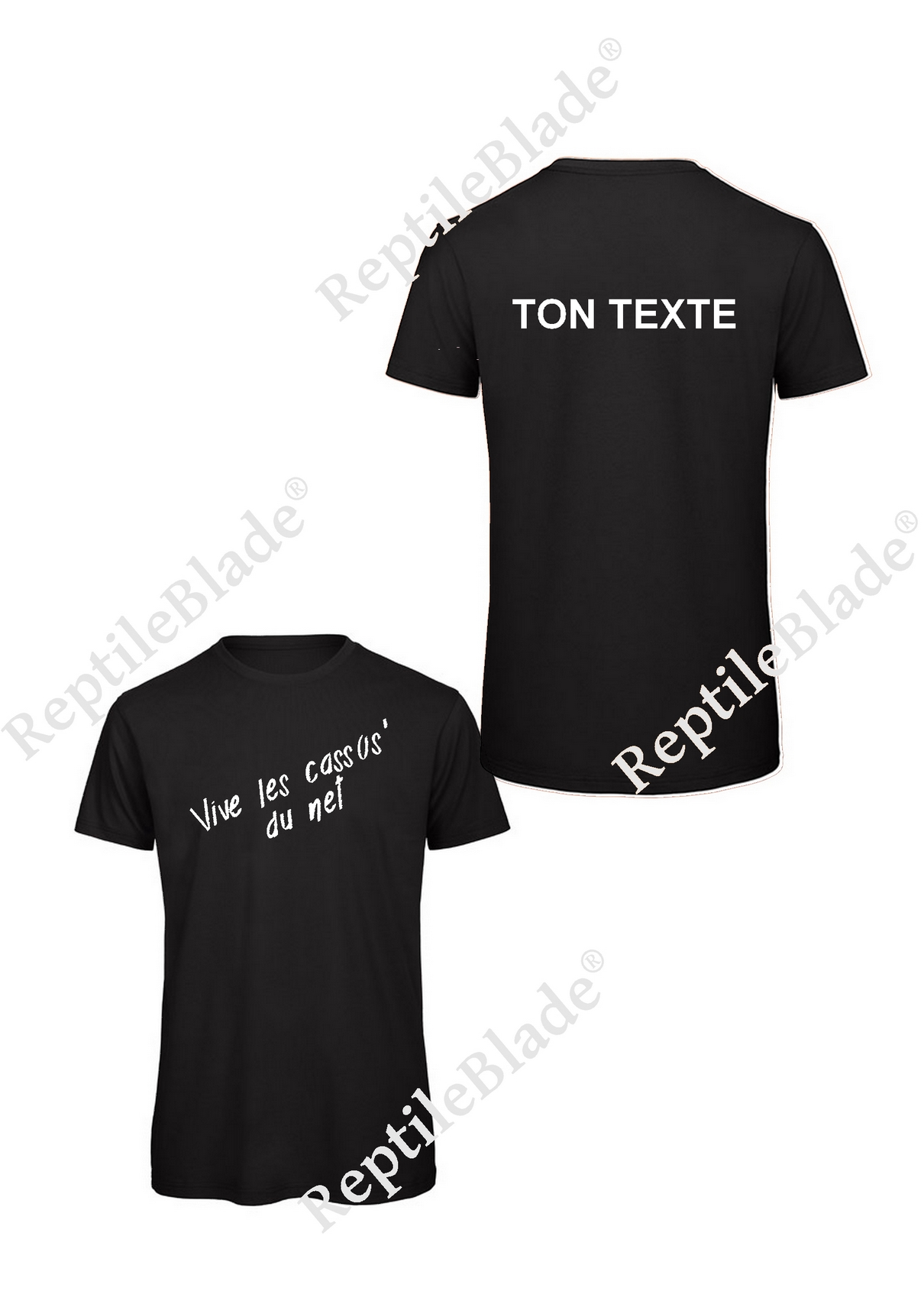 Miniature T-shirt homme "Vive les cassos' du net"