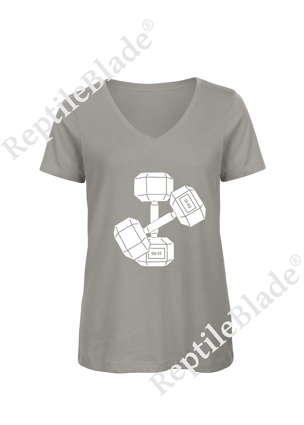 Miniatura: T-shirt femme col v "Altère"