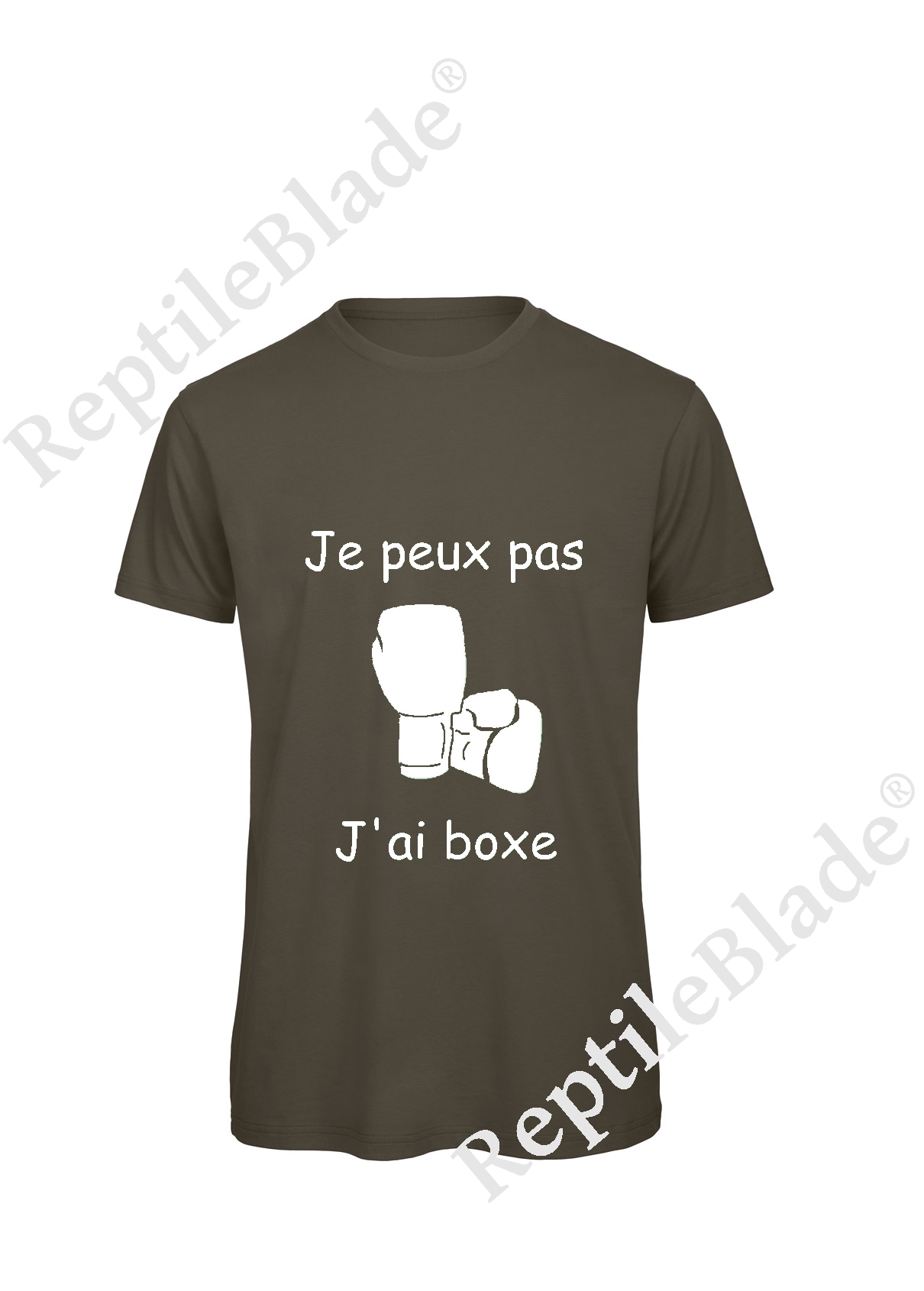 Miniature T-shirt homme "Je peux pas j'ai boxe"