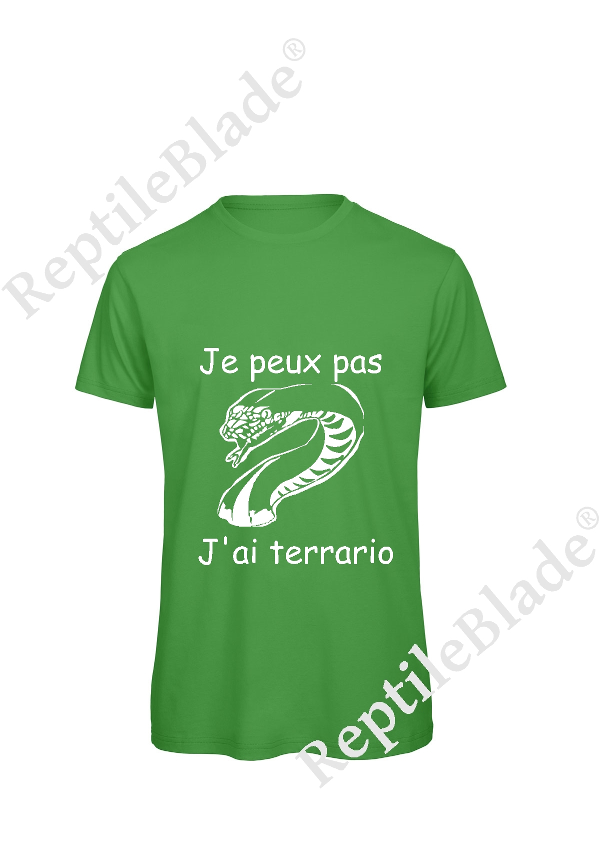 Miniature T-shirt homme "Je peux pas j'ai terrario"