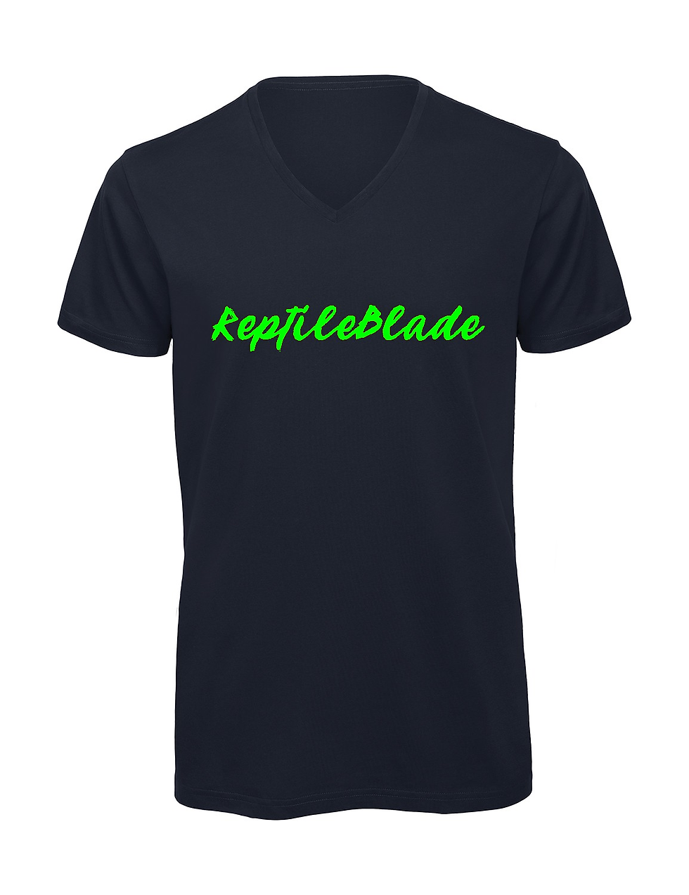 Thumbnail: T-shirt homme col v "Reptileblade"