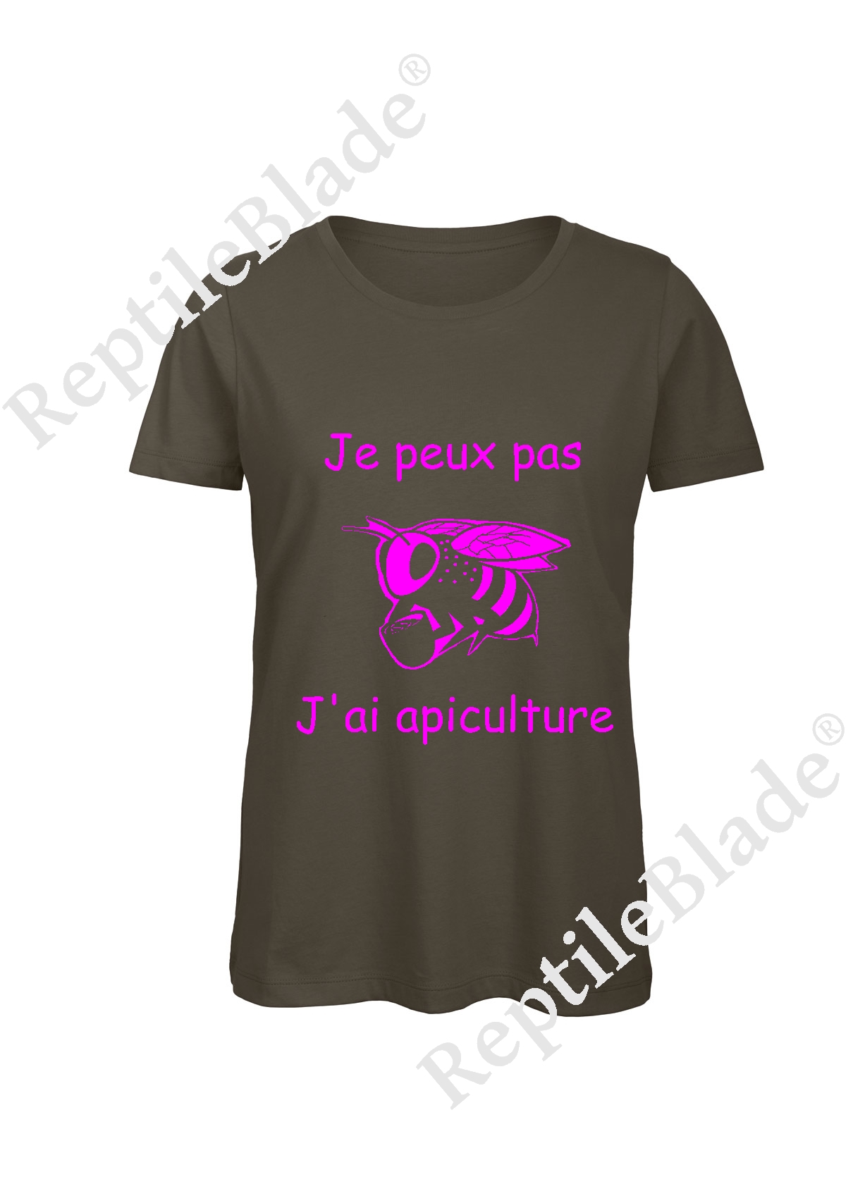 Miniature T-shirt femme "Je peux pas j'ai apiculture"