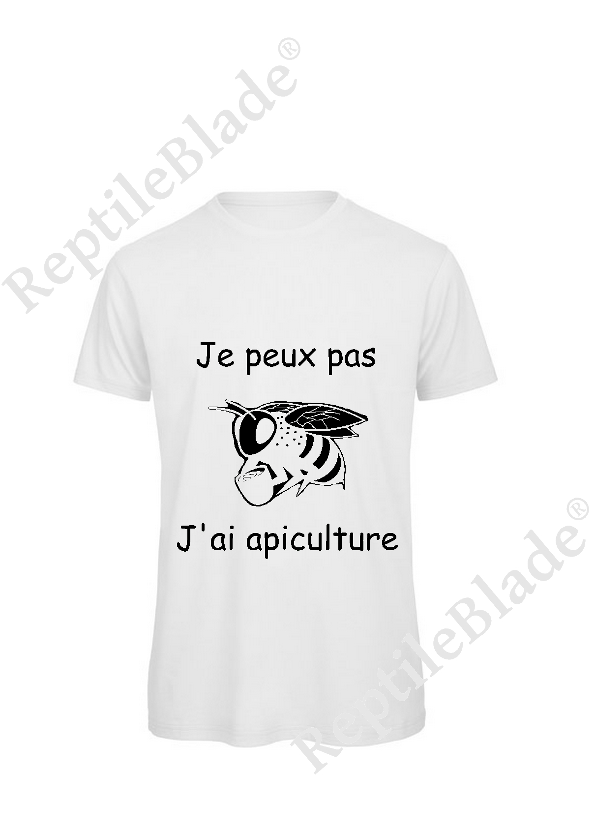 Miniature T-shirt homme "Je peux pas j'ai apiculture"